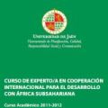Curso de Experto en Cooperación Internacional para el Desarrollo con África Subsahariana