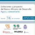 Jornada 2012 sobre las licitaciones internacionales del Banco Africano de Desarrollo en materia de agua y saneamiento