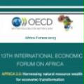 Africa Forum 2013. África 2.0: Aprovechando la riqueza de recursos naturales para la transformación económica