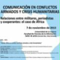 Jornada: Comunicación en conflictos armados y crisis humanitarias