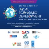 4º Foro Mundial de Desarrollo Económico Local. Del 17 al 20 de octubre en Praia, Cabo Verde