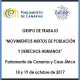 Movimientos migratorios y derechos humanos. Una respuesta civilizada. 18 y 19 de octubre en Tenerife y Gran Canaria
