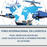 Foro Internacional en Logística. El 4 de julio en la Autoridad Portuaria de Las Palmas
