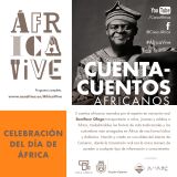 Cuentacuentos con Boniface Ofogo. El 25 de mayo para celebrar el Día de África y los días 1 y 15 de junio