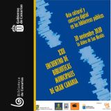 XXII Encuentro de Bibliotecas Municipales de Gran Canaria. Ocio cultural y contexto digital en las bibliotecas públicas. El 20 de noviembre
