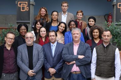 Casa África acoge a las artistas que participan en 'El iris de Lucy'