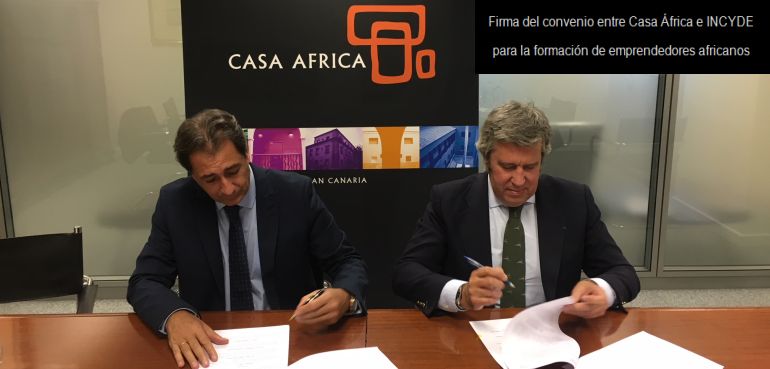 Casa África firma un convenio para la formación en emprendimiento en África