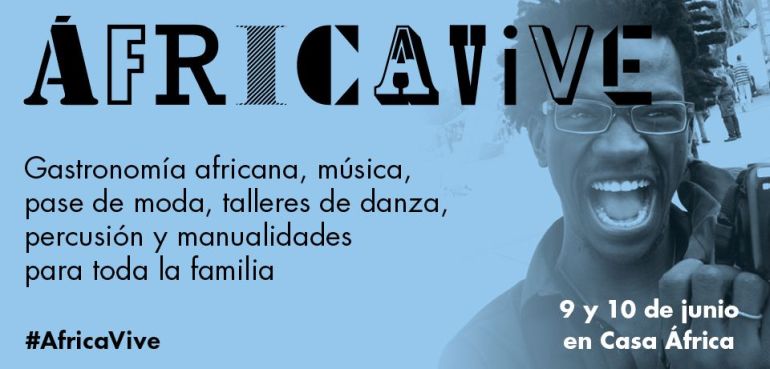 Fiesta África Vive en el patio central de Casa África para conmemorar el Día de África celebrado el pasado 25 de mayo