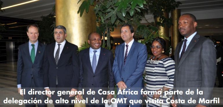 El director general de Casa África forma parte de la delegación de alto nivel de la OMT que visita Costa de Marfil