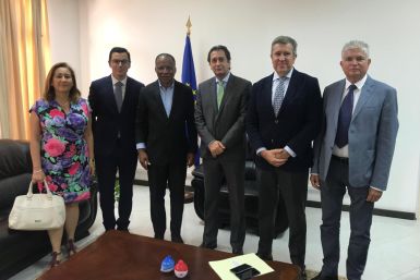El director general de Casa África acompaña al vicepresidente del Gobierno de Canarias en su visita a Cabo Verde