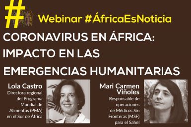 Webinar #AfricaEsNoticia: "Coronavirus en África. Impacto en las emergencias humanitarias"