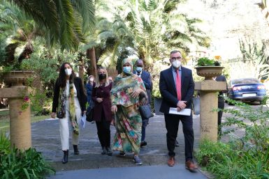 Visita de la ministra de Comercio, Industria y Turismo de Mauritania