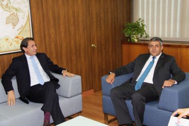 Luis Padrón se reúne con el Secretario General de la OMT, Zurab Pololikashvili