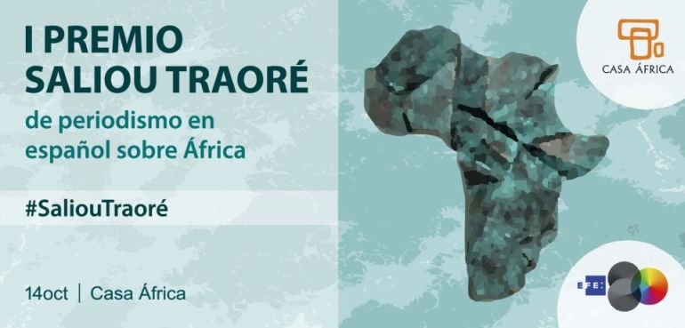 Entrega del I Premio Saliou Traoré de periodismo en español sobre África. 14 de octubre de 2019 en Casa África