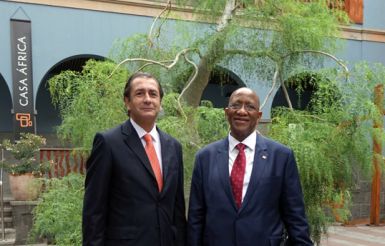 El embajador de Sudáfrica en España, de visita institucional en Gran Canaria