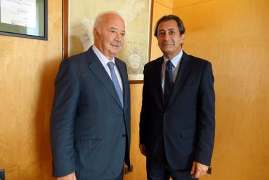 Luis Padrón visita la Autoridad Portuaria de Santa Cruz de Tenerife