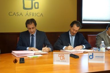 La Fundación ANESVAD y Casa África firman un convenio de colaboración