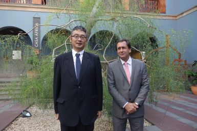 Visita a Casa África del nuevo cónsul de Japón en Las Palmas de Gran Canaria