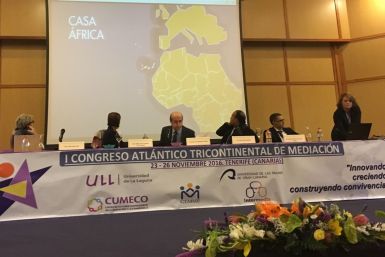 Casa África colaboró aportando la participación del Doctor en Derecho y experto marroquí Tarik Zouhair en el panel de debate de hoy, donde el gerente de Casa África, José Luis Márquez, participó como moderador.