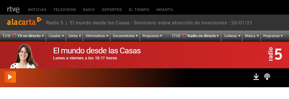 El mundo desde las Casas - Seminario sobre atracción de inversiones