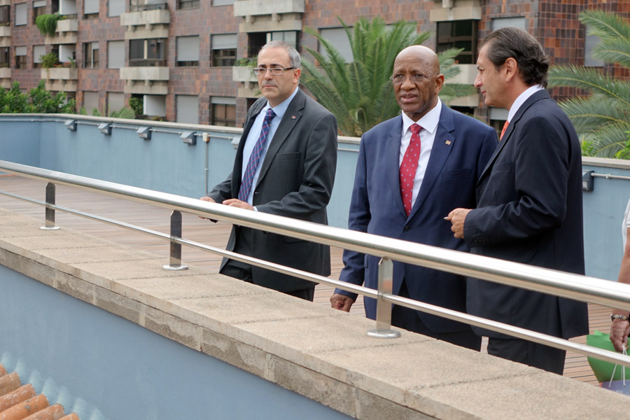 El embajador de Sudáfrica en España, de visita institucional en Gran Canaria