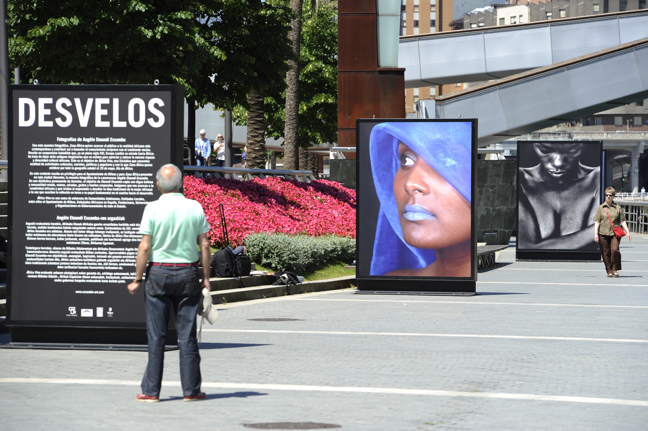 25. Vista de la exposición en calle