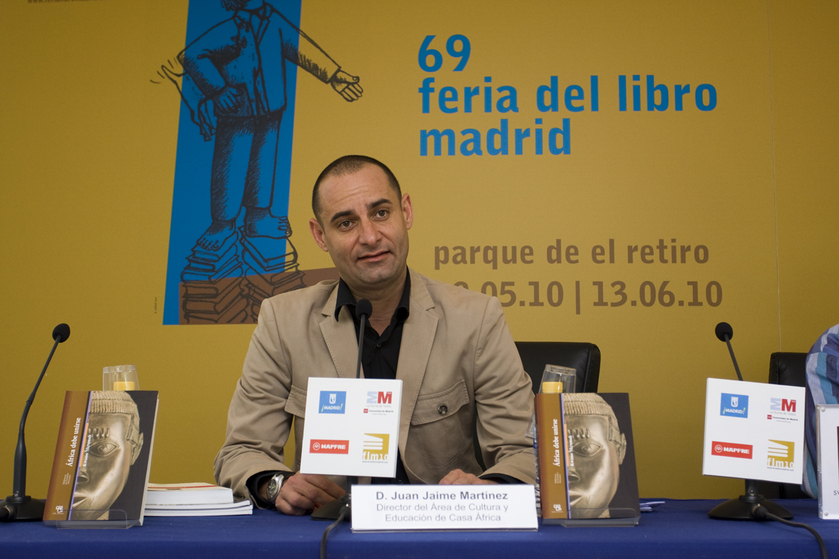 1. Intervención de Juan Jaime, Jefe del Área de Cultura y Educación de Casa África