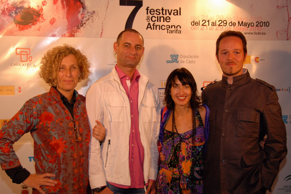 5. Mane Cisneros -Dtora. del FCAT-, Juan Jaime -Casa África-, Eloisa Vaello -Festival de Cine de Guinea Ecuatorial-, ...