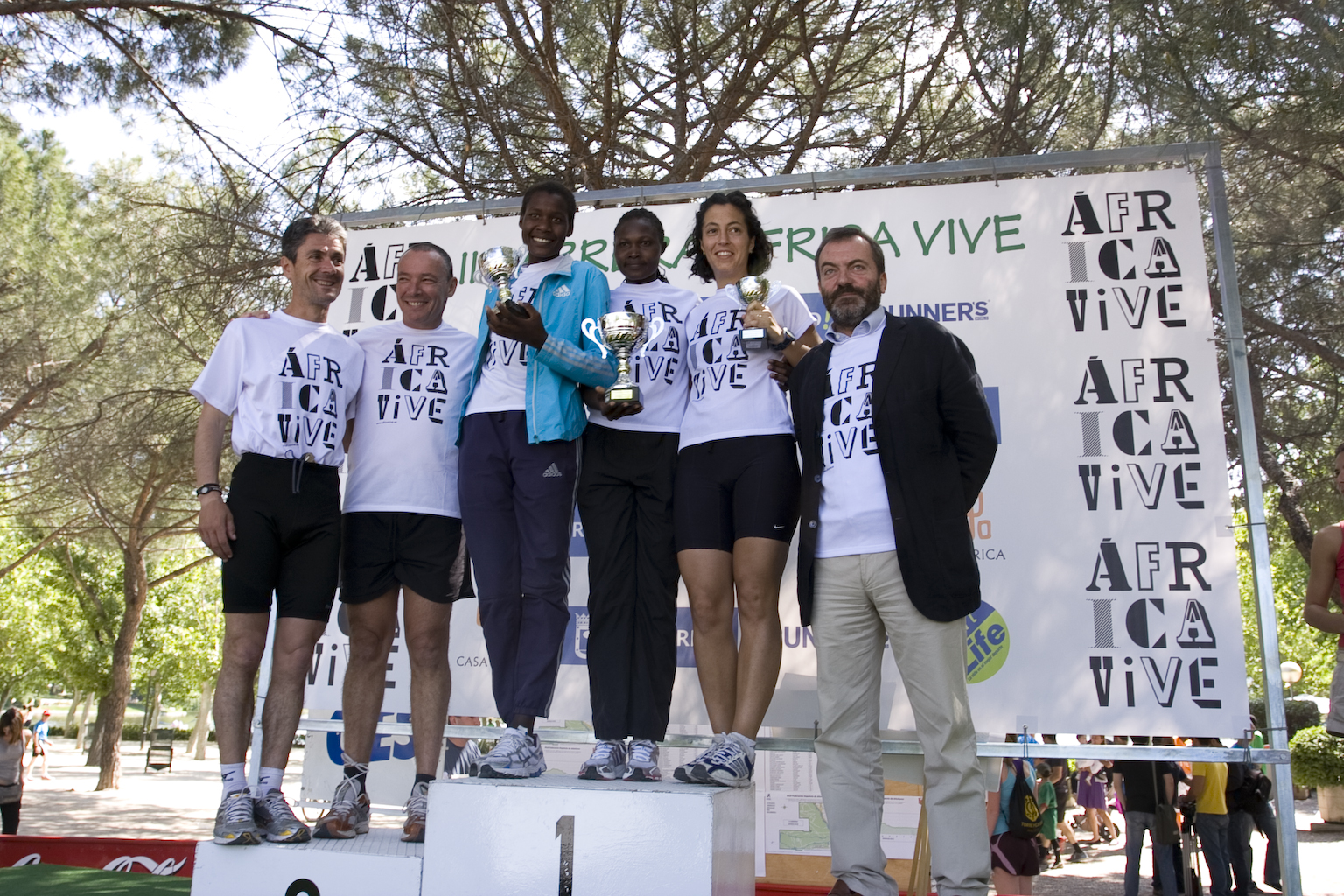 21. Podio. II Carrera. África Vive. 2010. Madrid