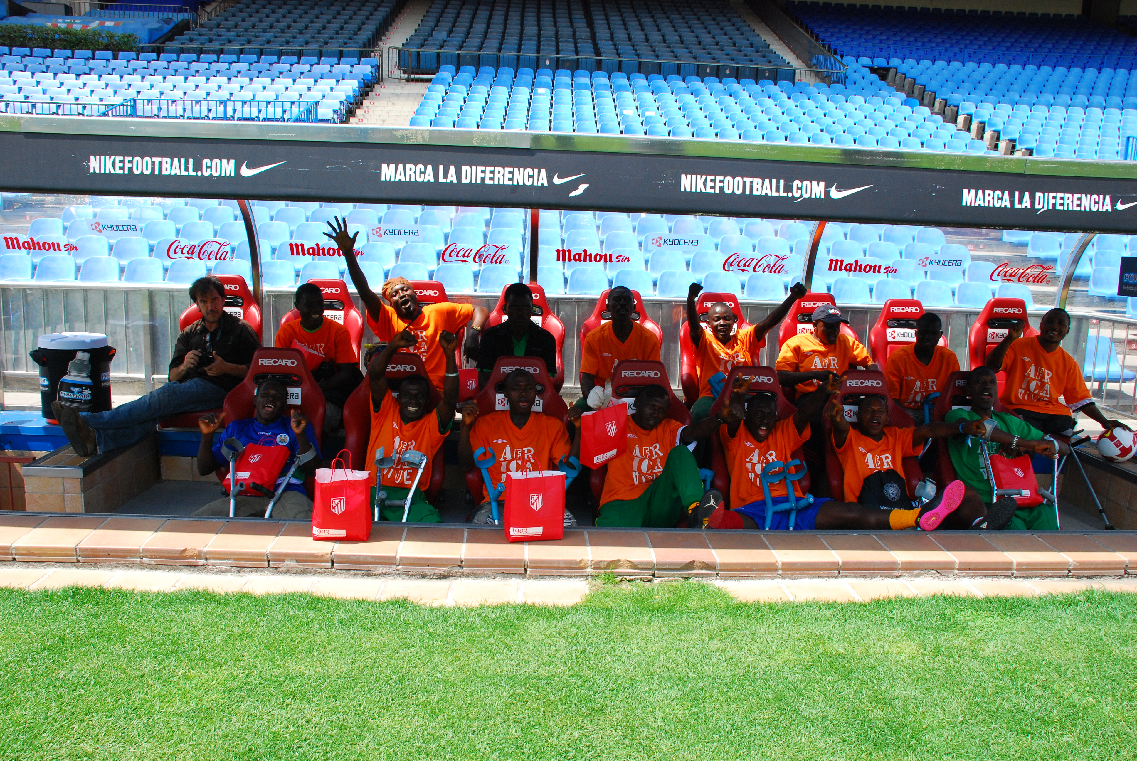 11. One Goal en el estadio Vicente Calderón