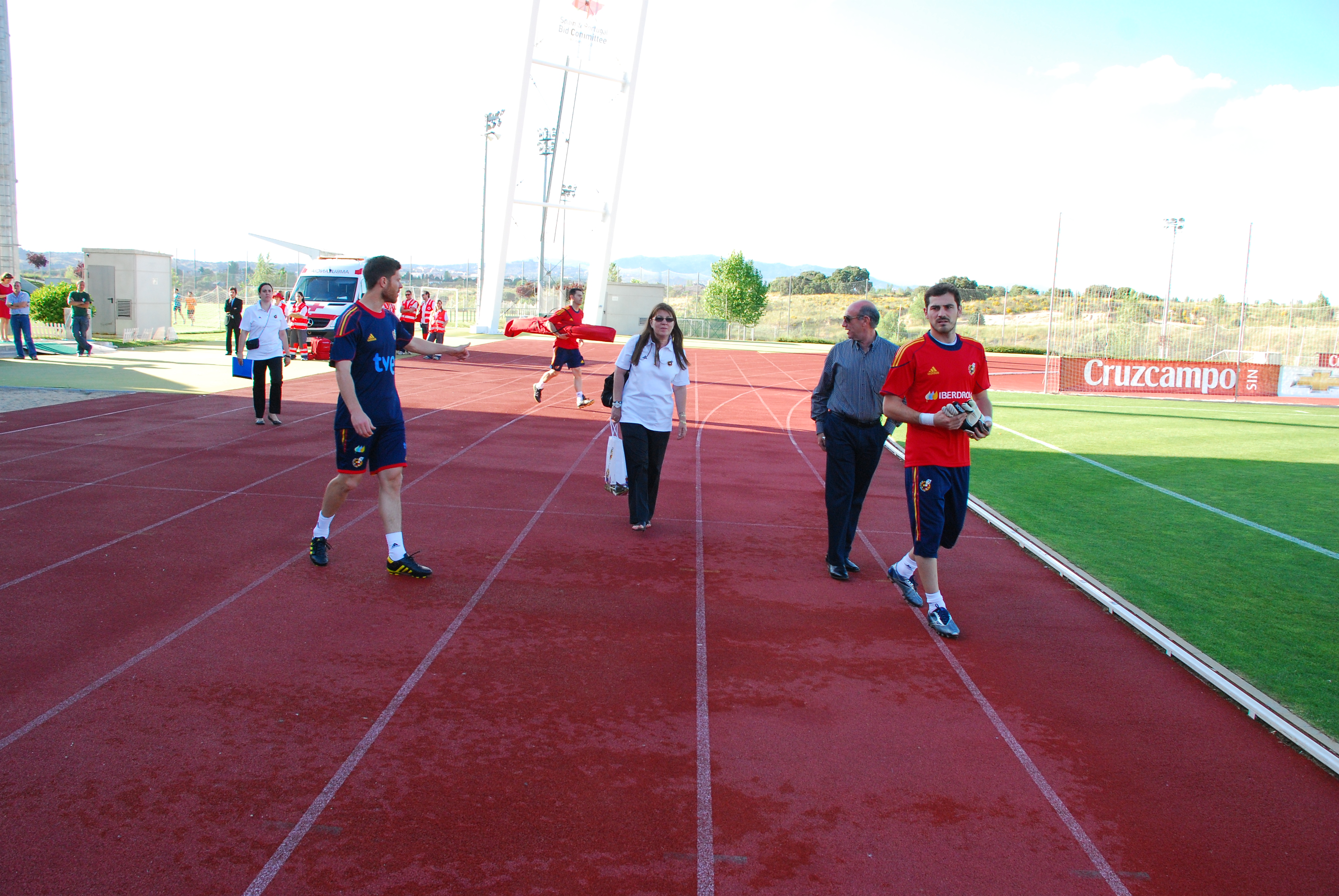 36.  Visita de One Goal  a las instalaciones de la Real Federación Española de Fútbol con la Selección