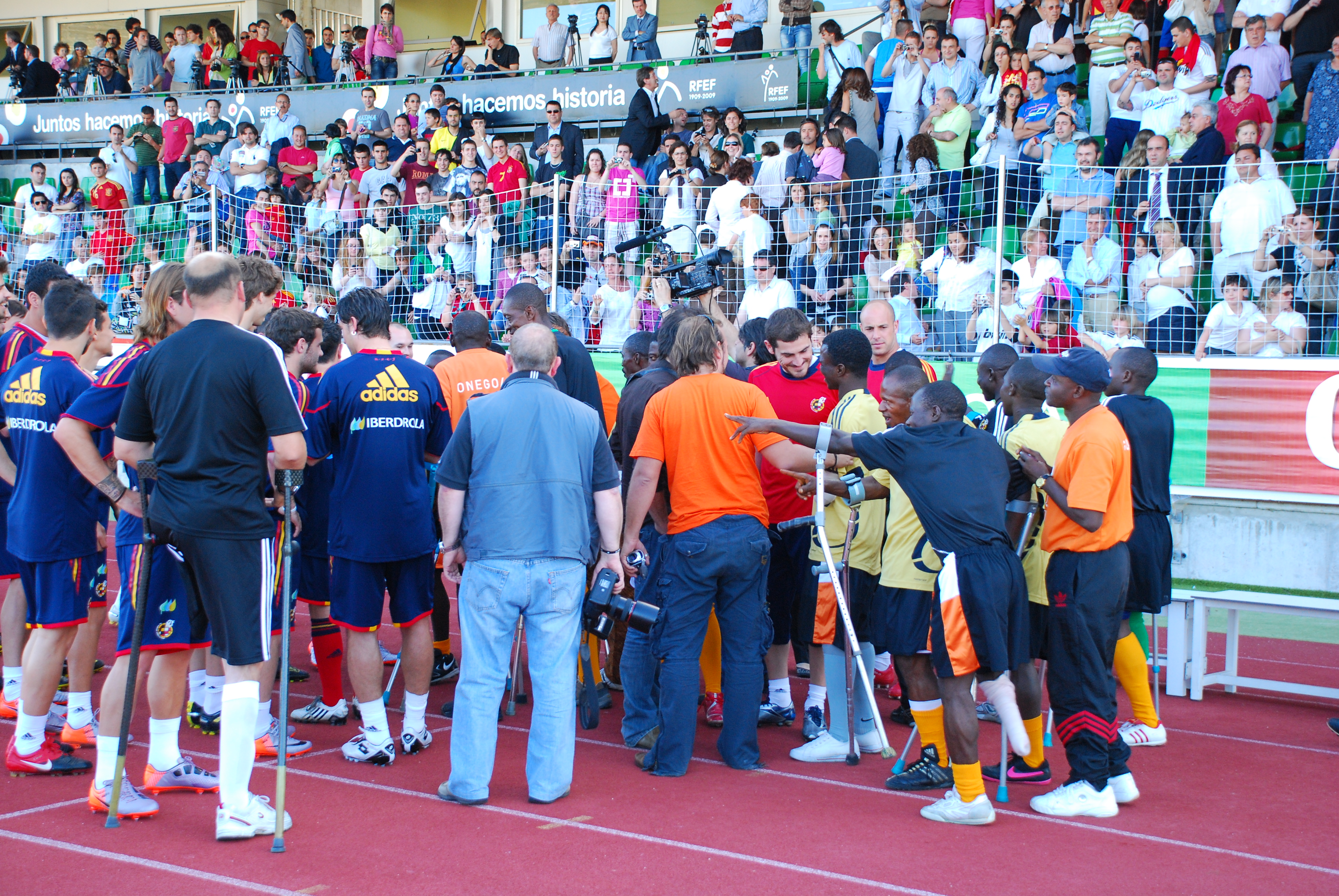 42. Visita de One Goal  a las instalaciones de la Real Federación Española de Fútbol con la Selección