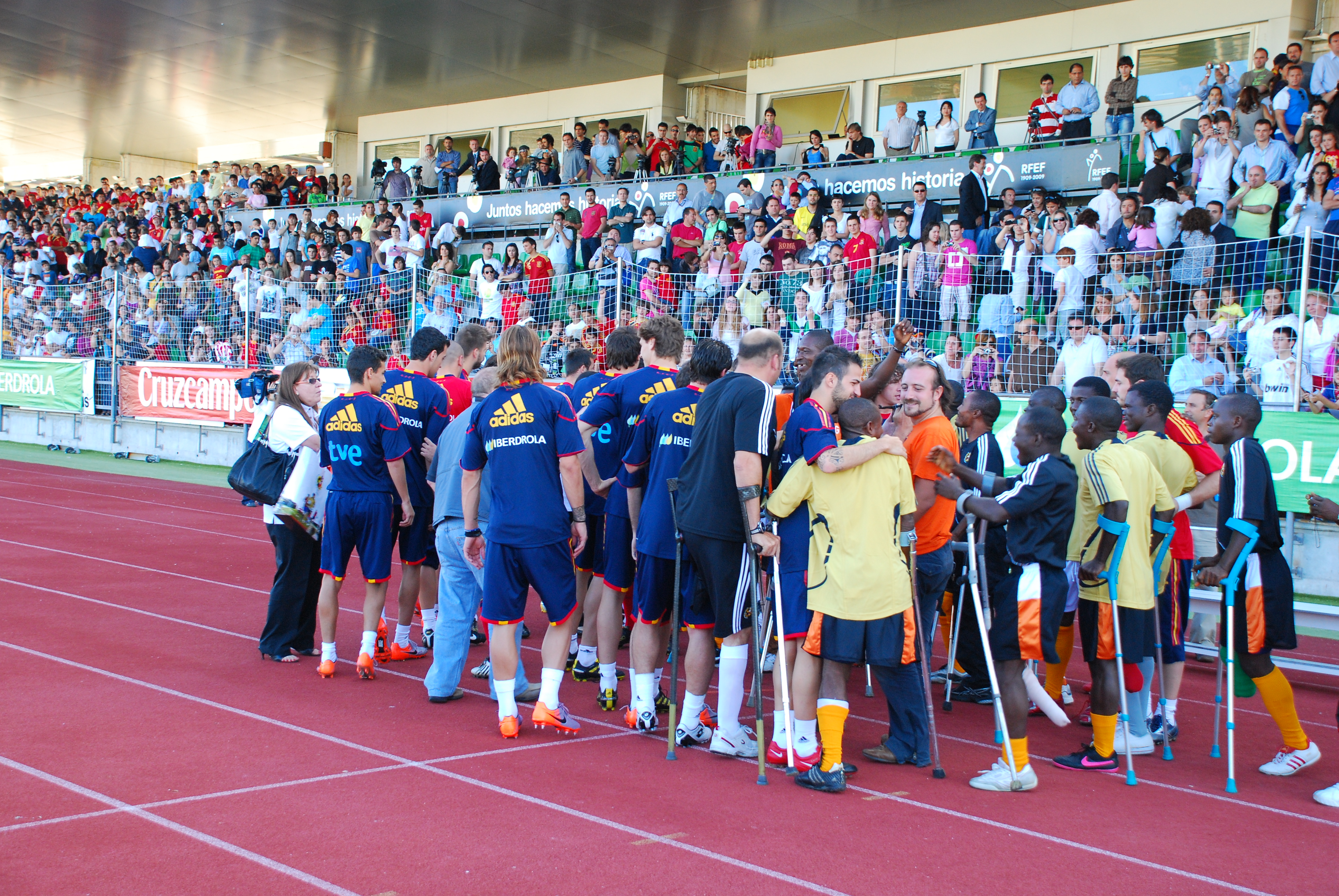 43. Visita de One Goal  a las instalaciones de la Real Federación Española de Fútbol con la Selección
