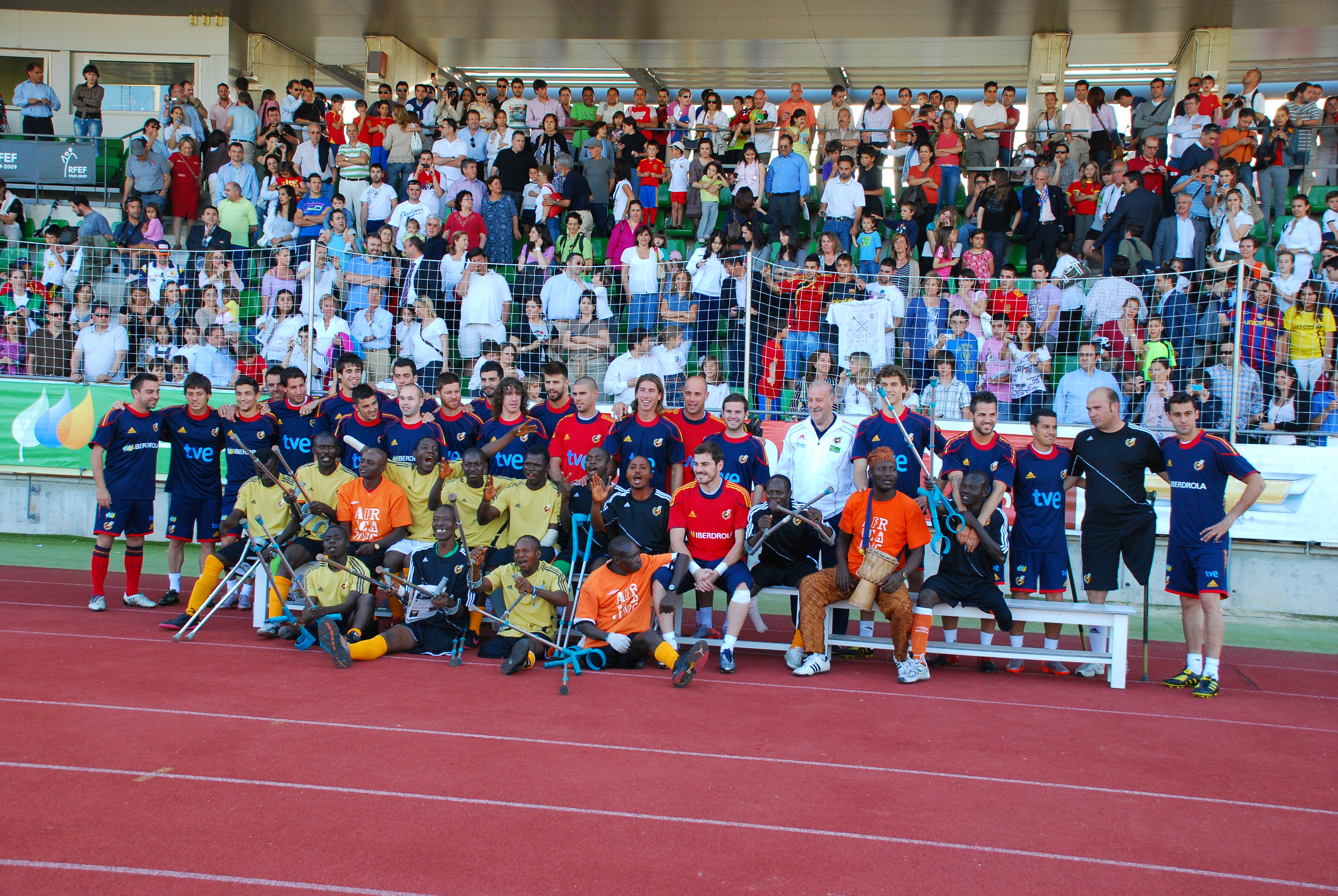45. Visita de One Goal  a las instalaciones de la Real Federación Española de Fútbol con la Selección