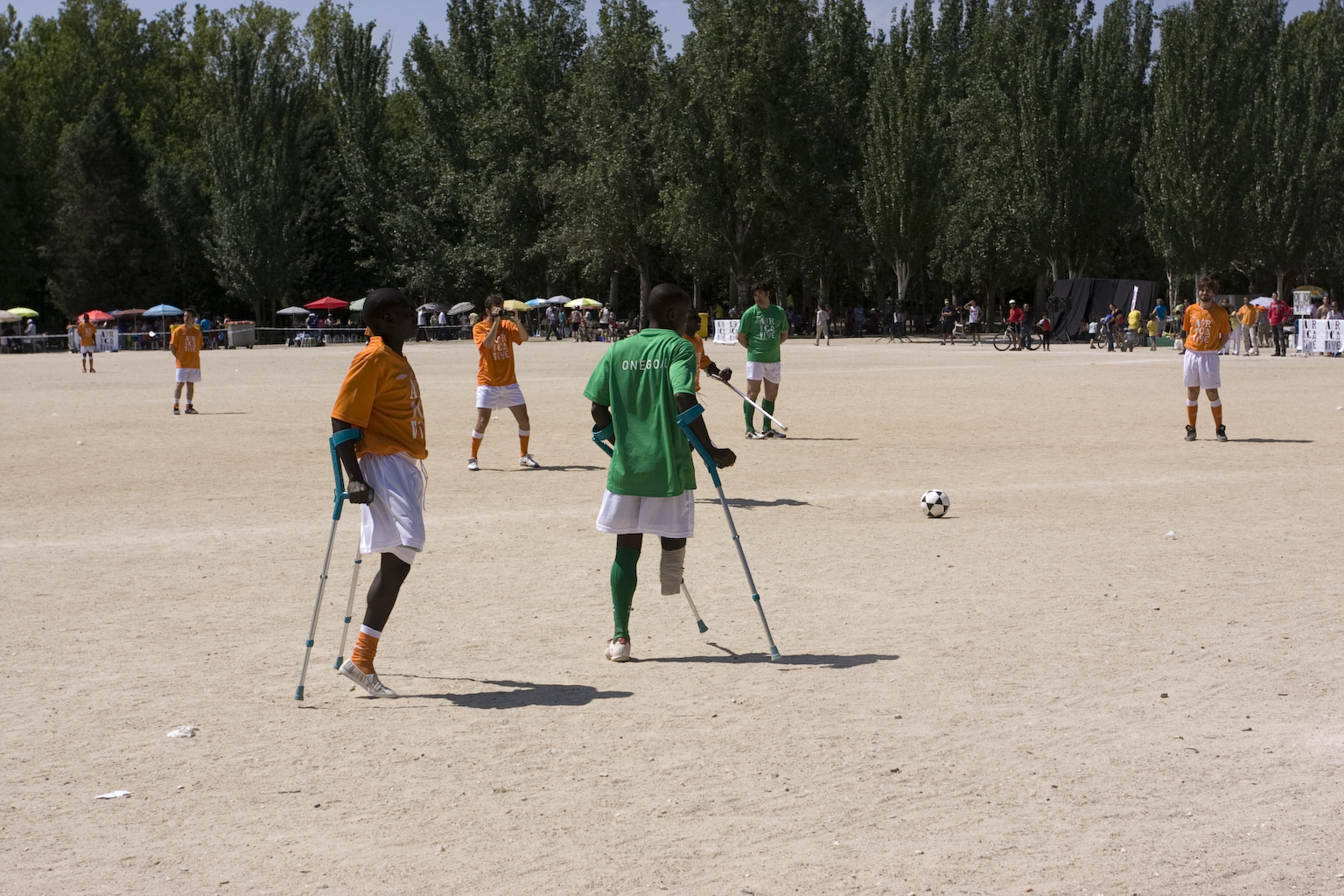 49. Partido de One Goal con periodistas en la Casa de Campo
