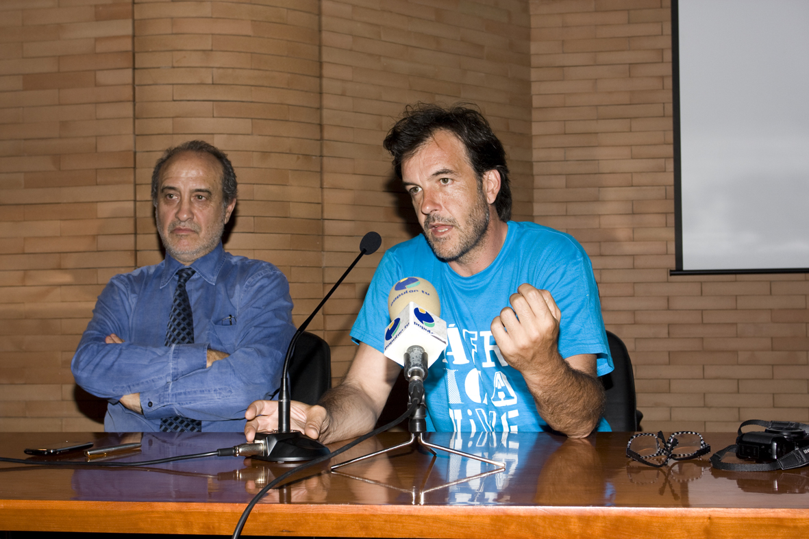54. Sergi Agusti, director del documental 'One Goal' en la presentación en Universidad Complutense