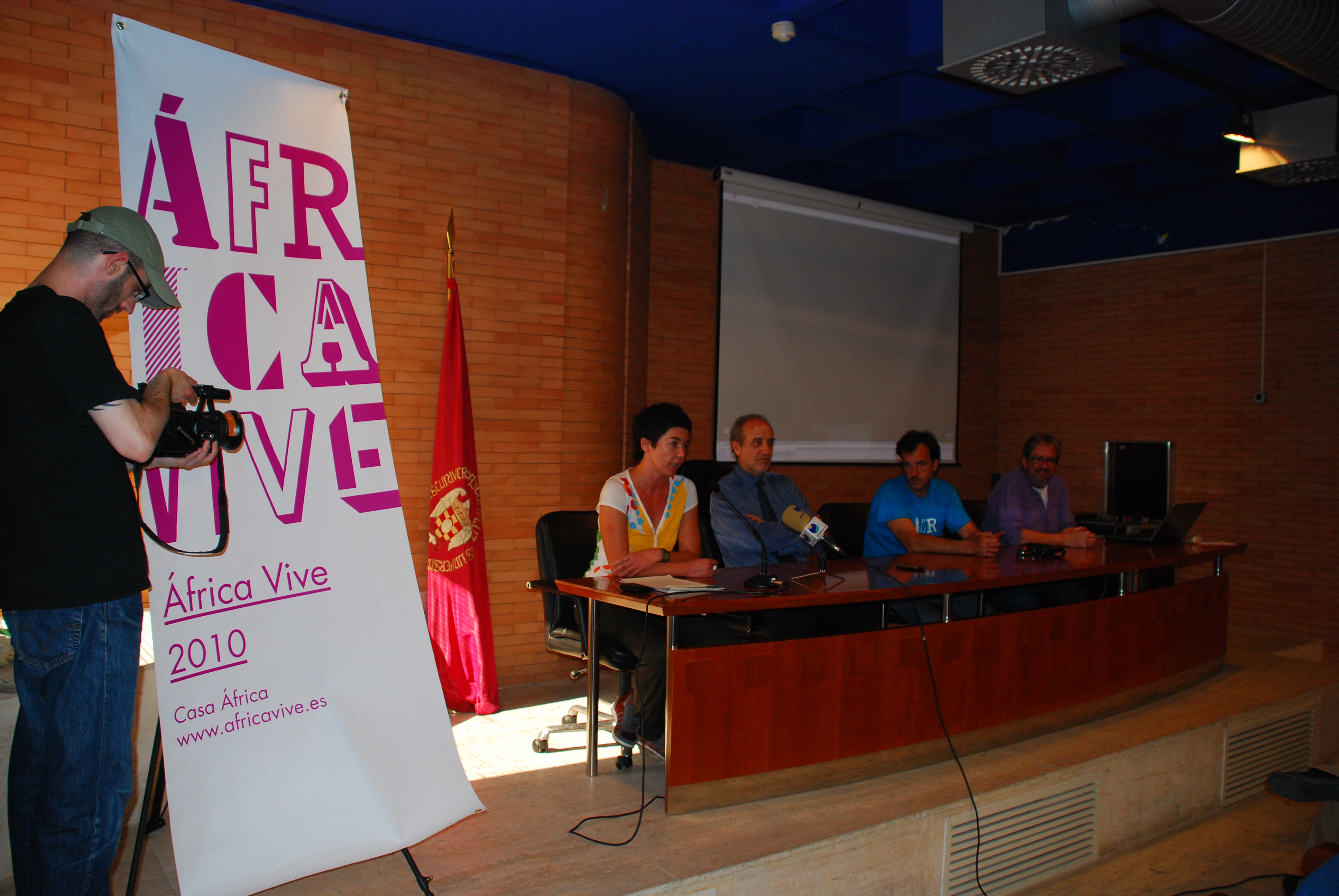 55. Sergi Agusti, director del documental 'One Goal' en la presentación en Universidad Complutense