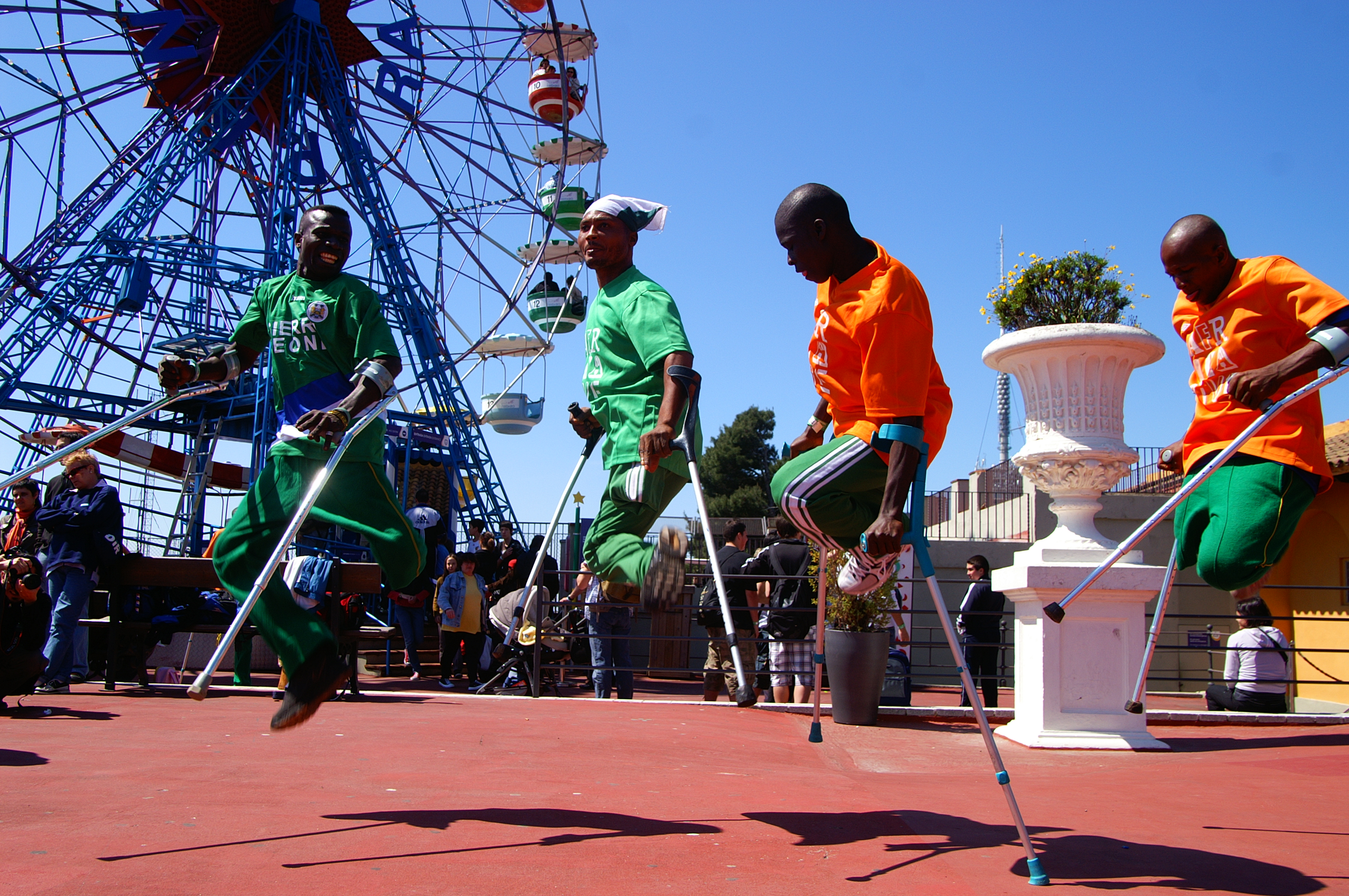 1. Partido exhibición en Barcelona