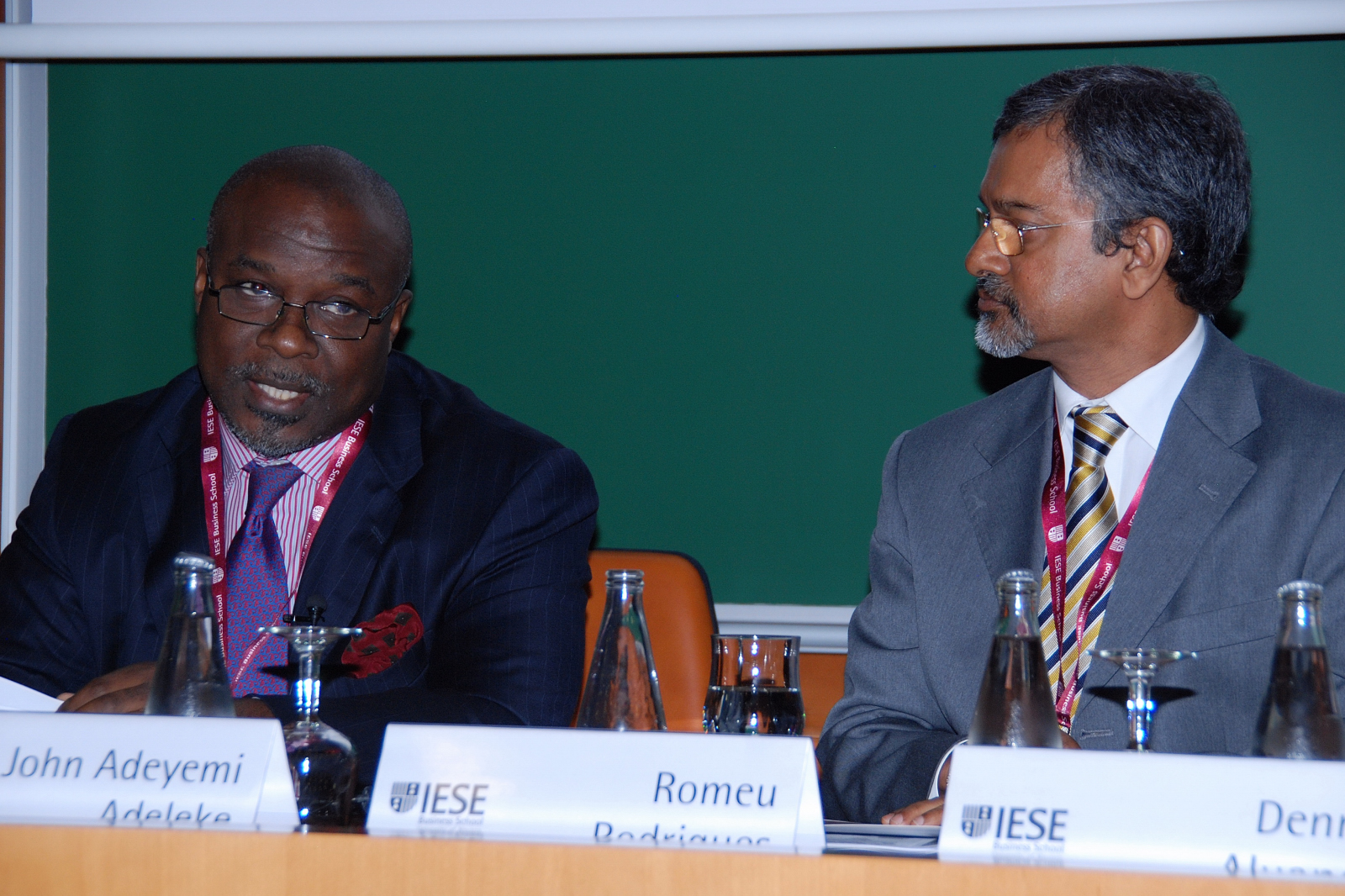 21. John Adeyemi Adelake, Director de la Junta del Centro Mundial del Comercio, África Coordinador Regional y Rumeu Rodrigues, CEO, CETA Sarl. Maputo, Mozambique