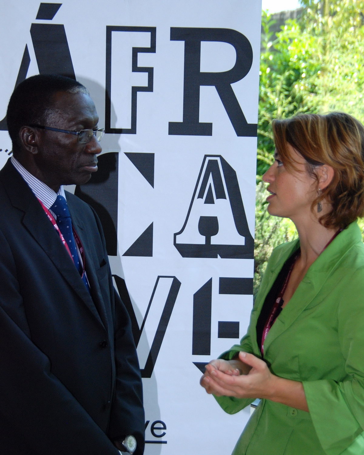 24. Cheikh Fall, Asesor de la Societé Nationale Sones-des Eaux du Senegal y Compañía de aguas de Senegal e Ico Sánchez, representante de Casa África