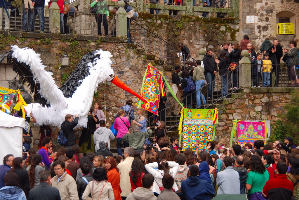 49. Pasacalles en Cáceres, WOMAD 2010