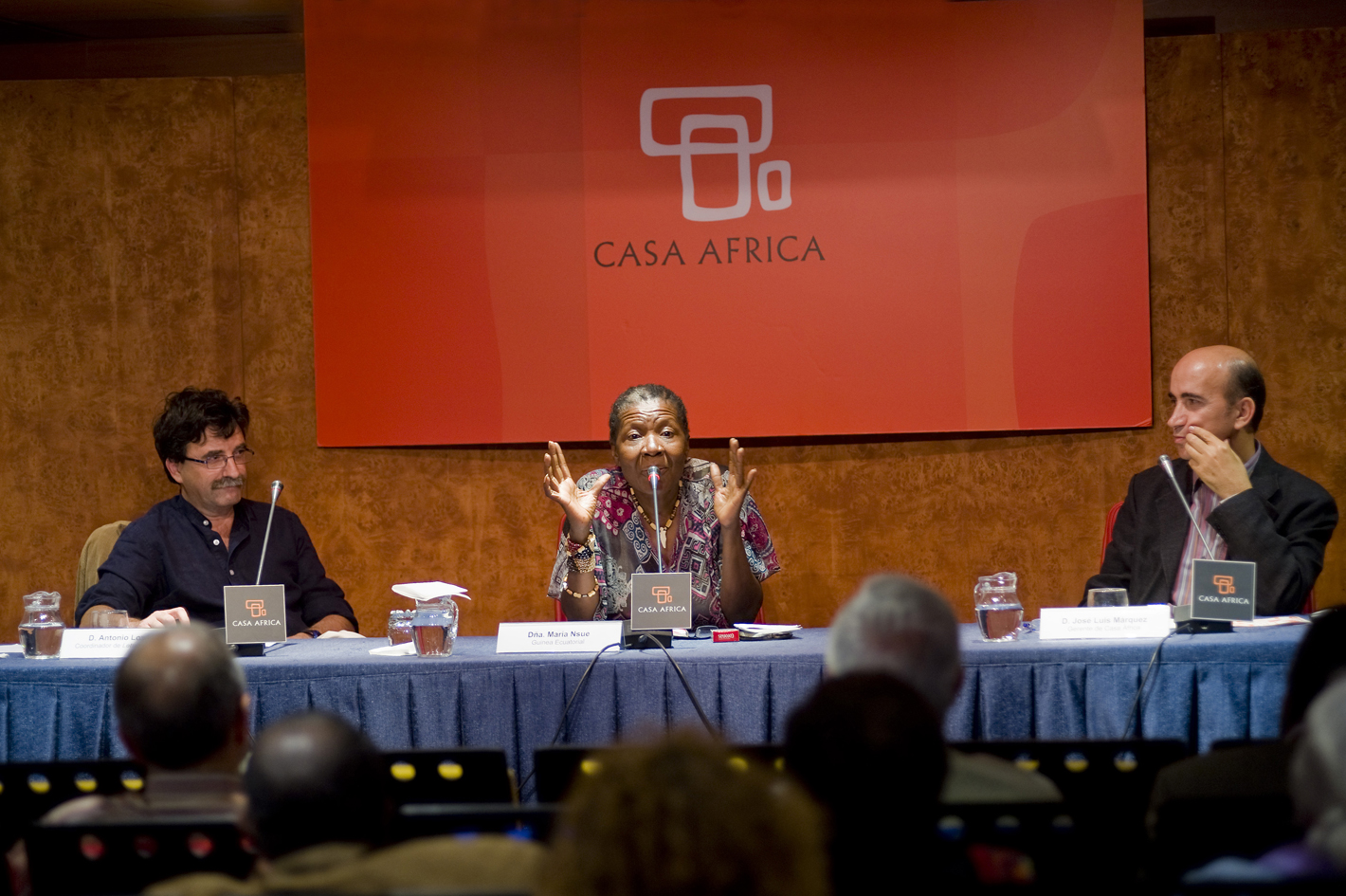 2. Intervención de María Nsue en Casa África