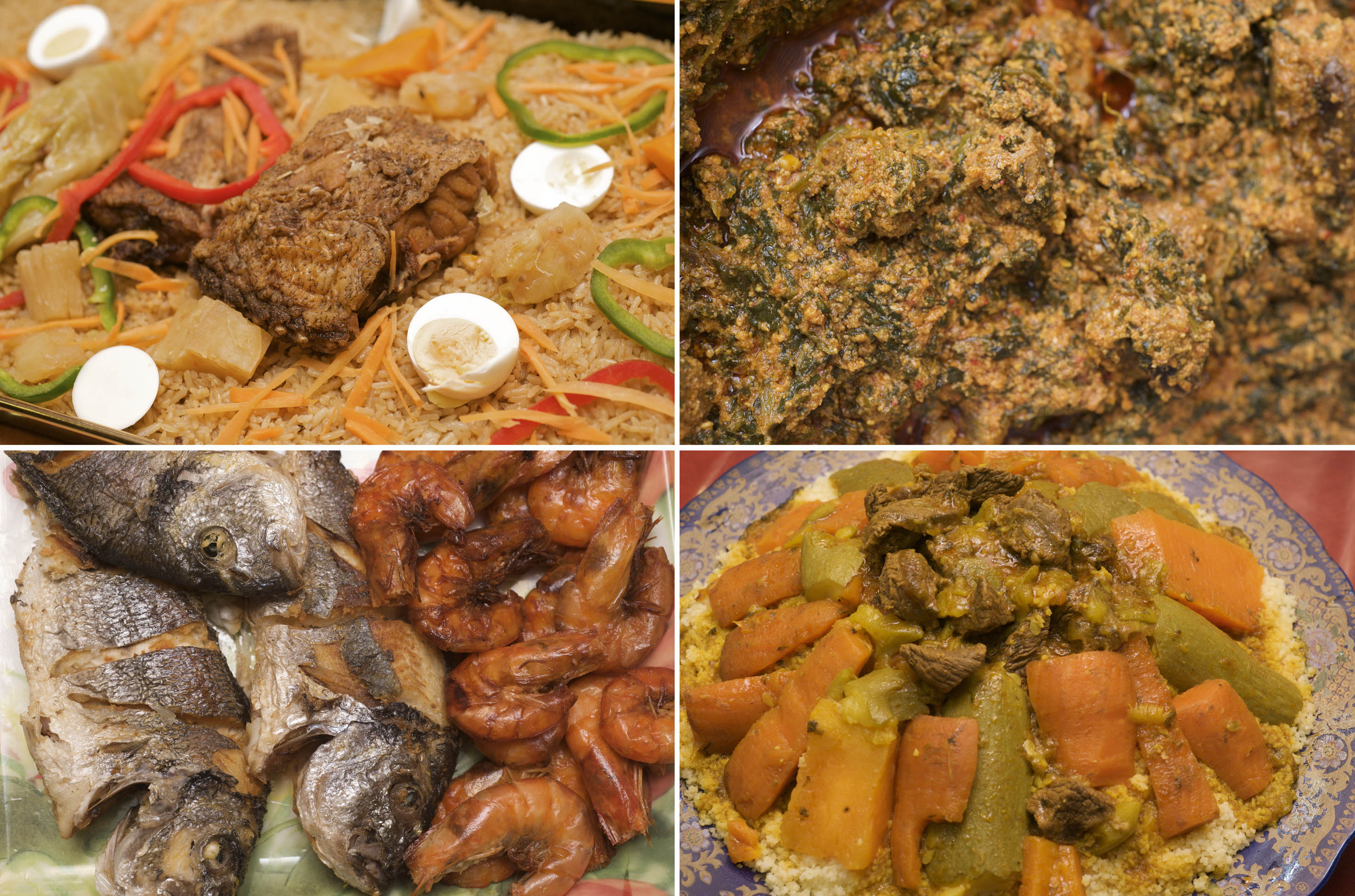 11. Muestra de platos africanos
