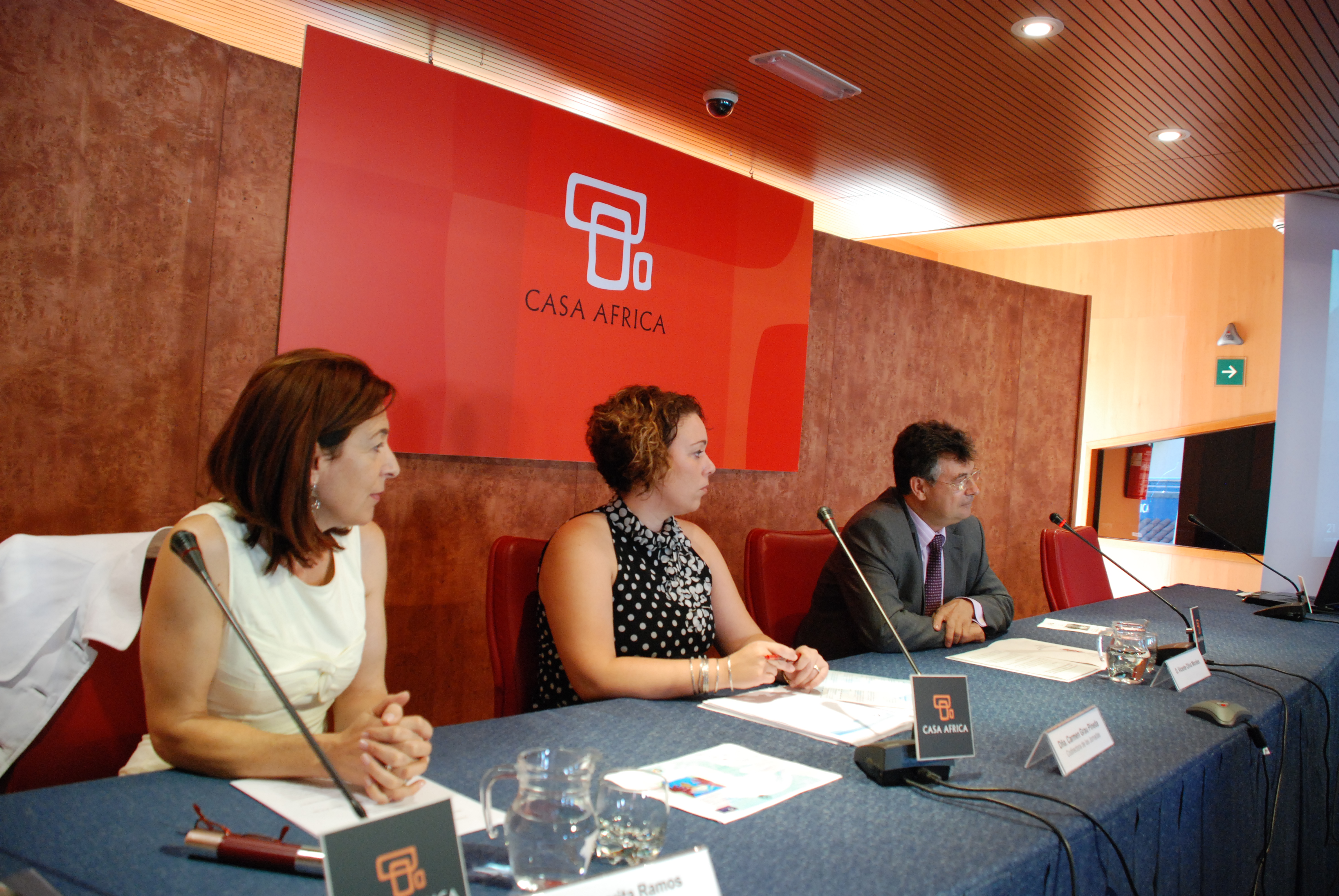 13. Margarita Ramos Quintana, Catedrática de Derecho del Trabajo y de la Seguridad Social de la Universidad de La Laguna, Carmen Grau Pineda, Coordinadora de las Jornadas y Vicente Oliva Morales, Subdelegado del Gobierno en Las Palmas