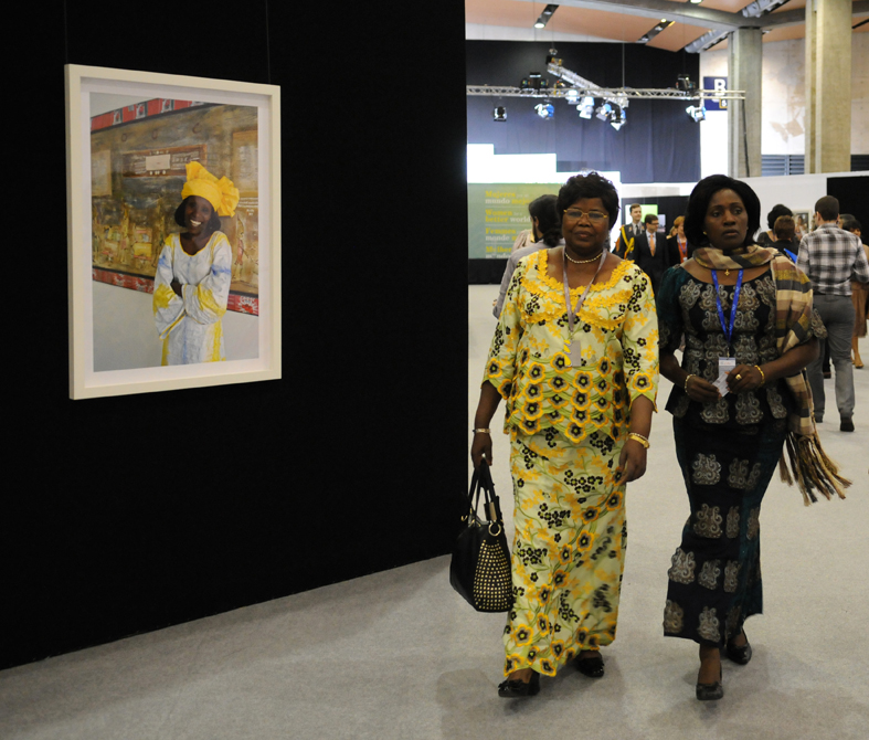 7. Exposición Soutoura en el Encuentro Mujeres por un Mundo Mejor