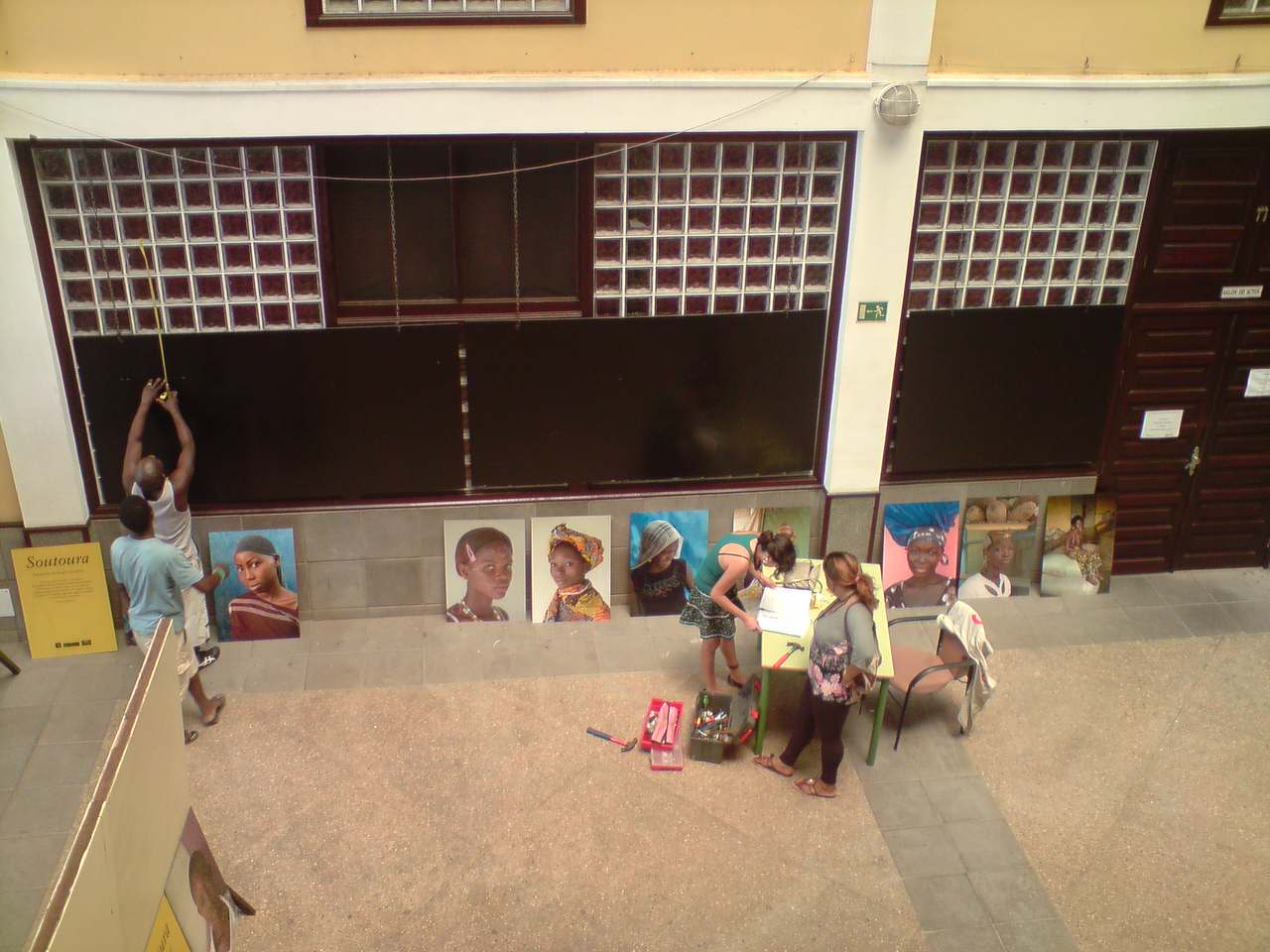 1. Montaje de la exposición