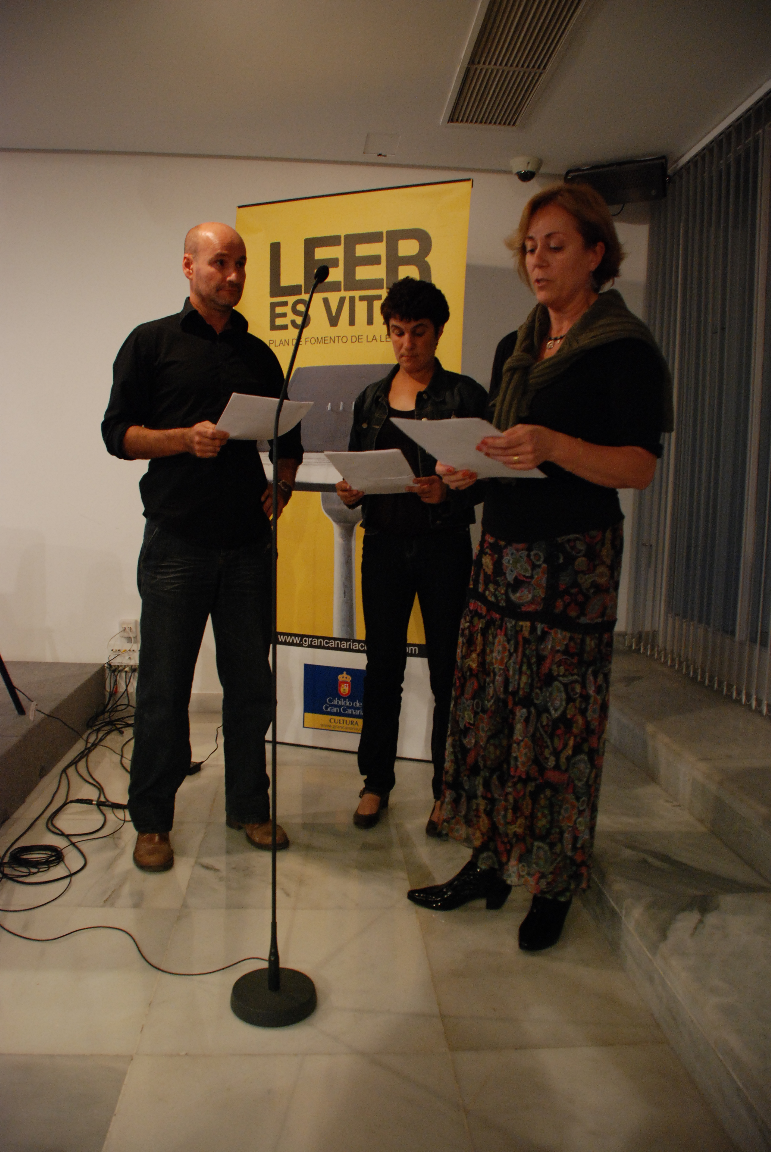2. Intervención de los responsables de los Clubes de Lectura de Gran Canaria