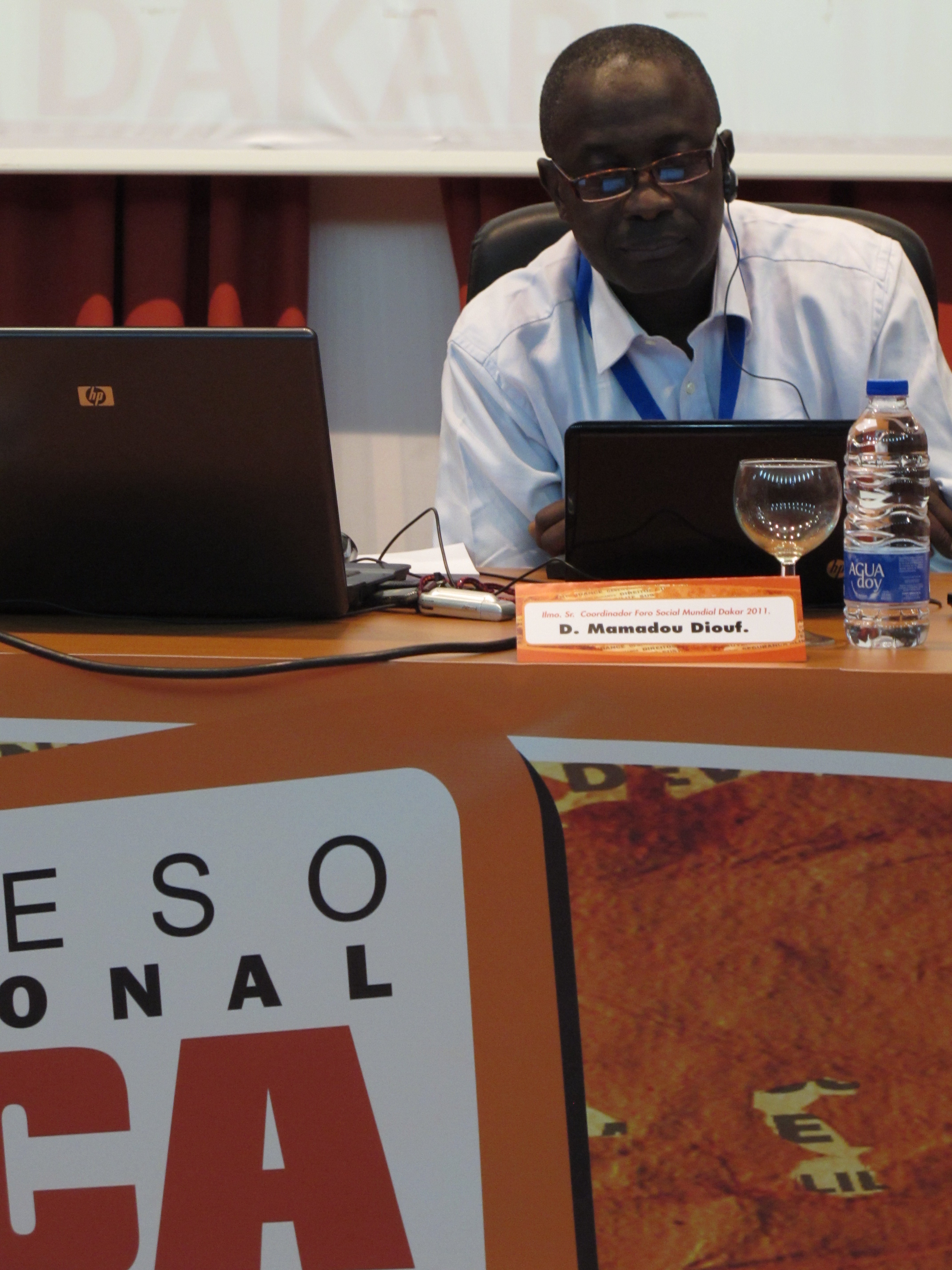 7. Intervención de Mamadou Diouf -Profesor de  Historia de la Universidad de Dakar-