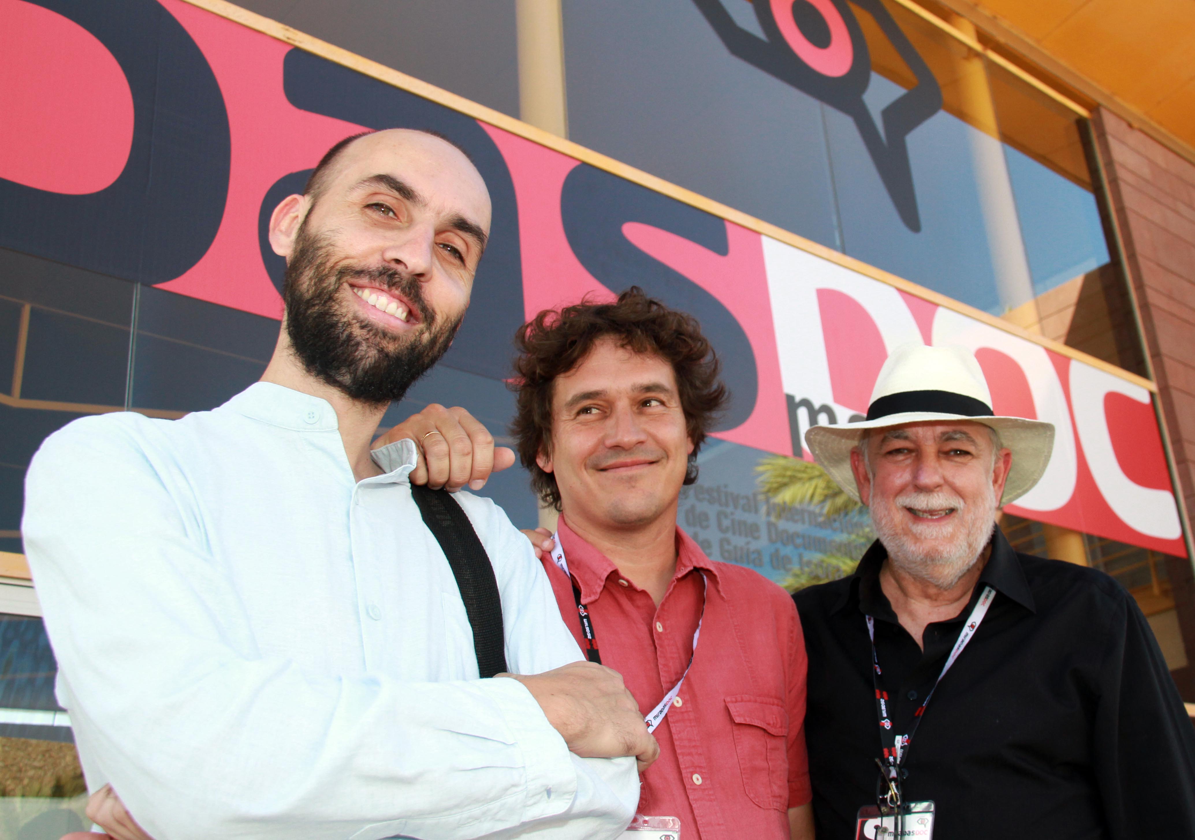 3. Directores de MiradasDoc, David Baute, Alejandro Krawietz y Rolando Díaz