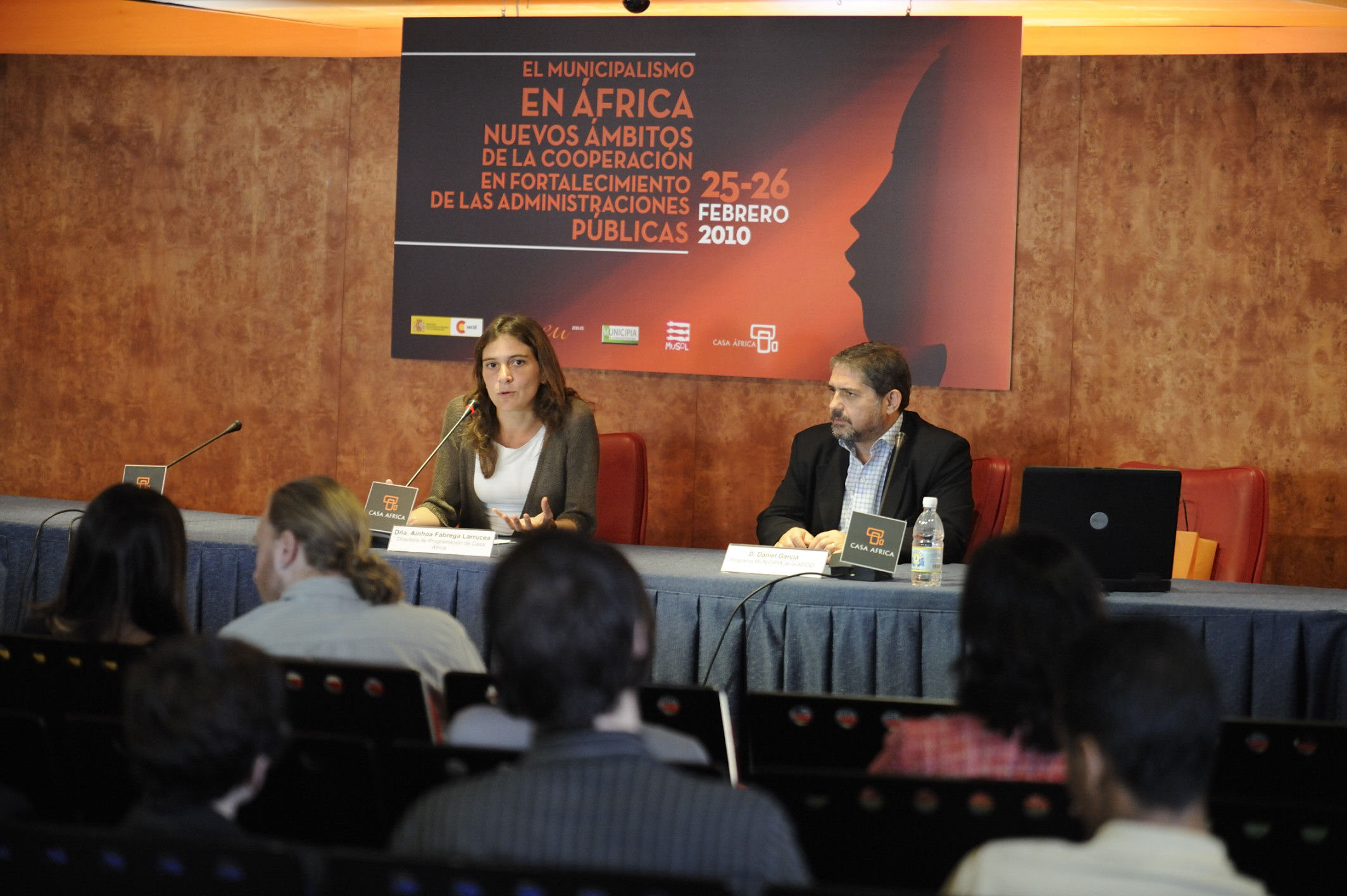 2. Ainhoa Fábrega, Asesora ejecutiva de Casa África y Daniel García, Programa MUNICIPIA de la AECID